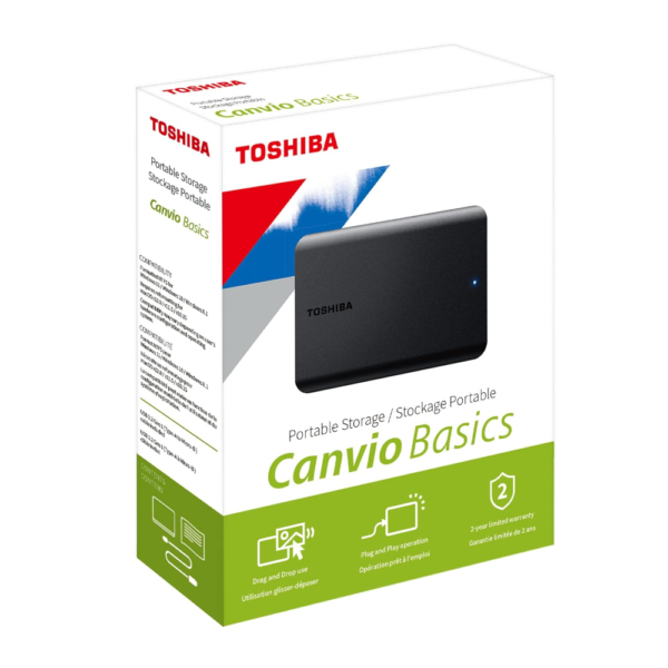 Toshiba Canvio Basics 1TB External Hard Drive