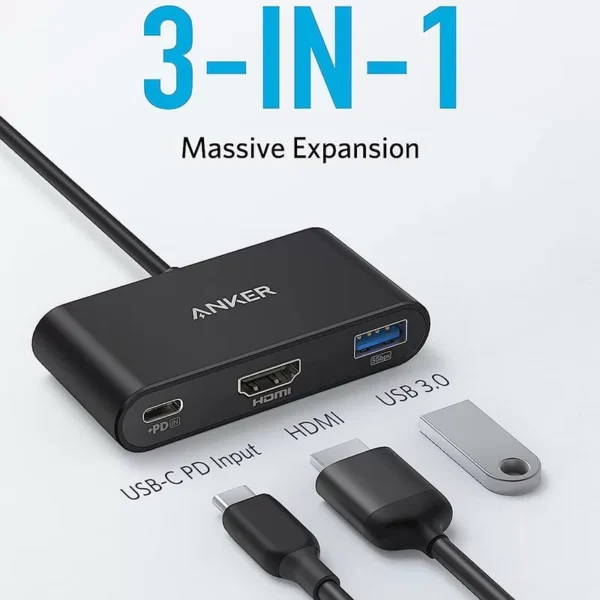 Anker PowerExpand 3-in-1 USB C Hub
