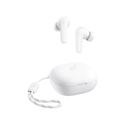 Soundcore R50i / P25i — complete White earbuds and case