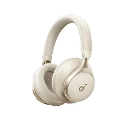 Complete Soundcore Space One headphones in Latte Cream