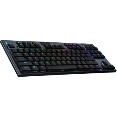 Logitech G915 TKL GL Clicky Carbon — product view 2