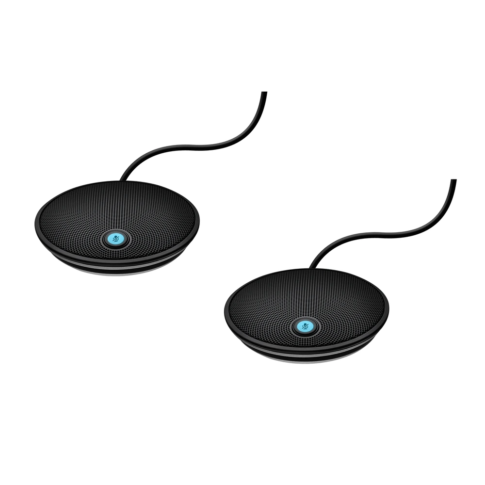 Logitech GROUP Expansion Mics — Pair Black — product view 1