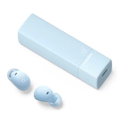 Soundcore A30i — complete Blue earbuds and charging case