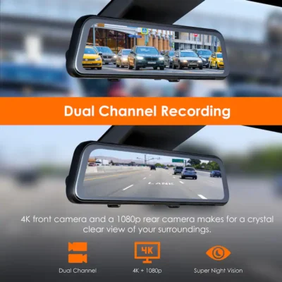 Rexing M2 Max Pro 4K Mirror Dash Cam
