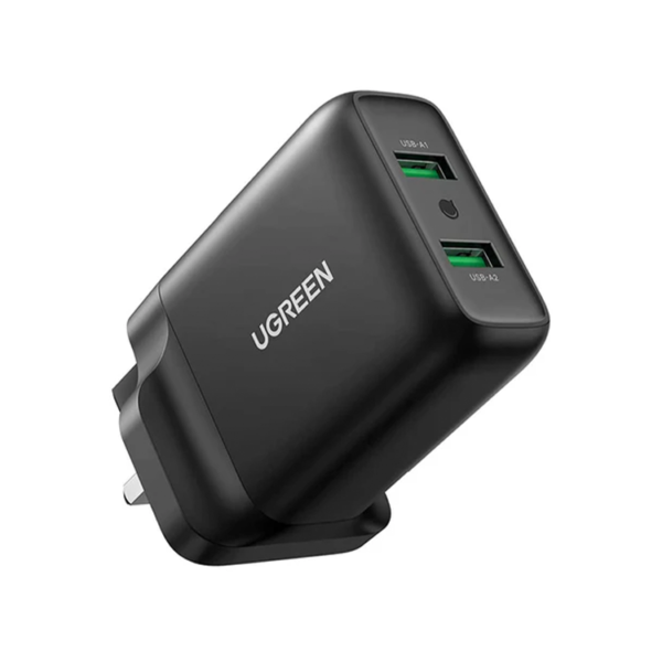 UGREEN 36W Dual USB Fast Charger (QC 3.0) - UG-70164