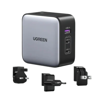 UGREEN Nexode 65W 3-Port GaN Travel Charger
