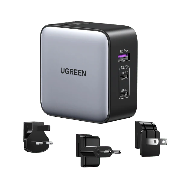 UGREEN Nexode 65W 3-Port GaN Travel Charger