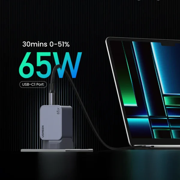 UGREEN Nexode Pro 65W 3-Port GaN Fast Charger