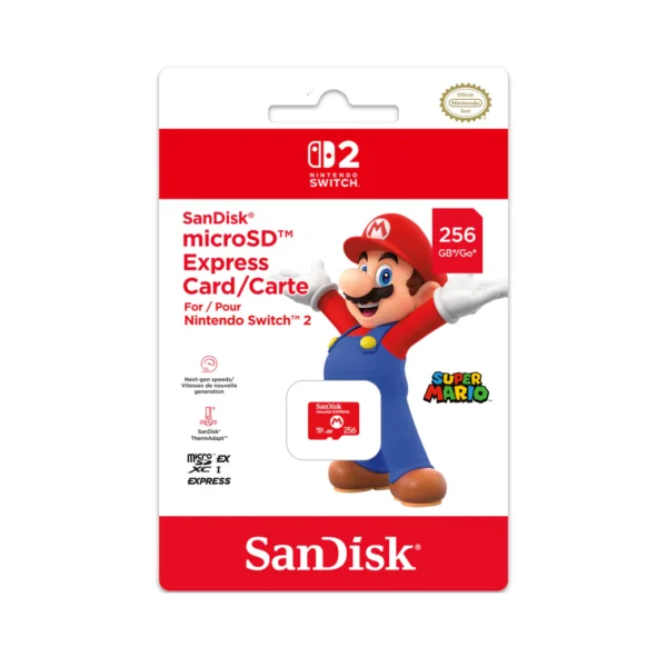Nintendo Switch 2 SanDisk microSD Express card 256GB