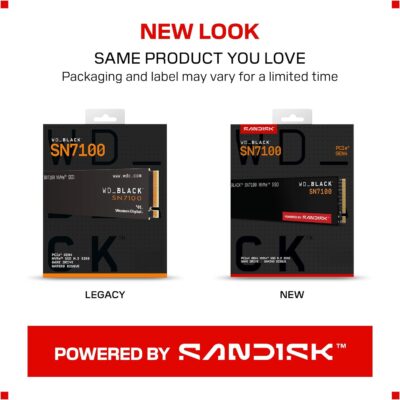 1TB WD Black SN7100 NVMe SSD