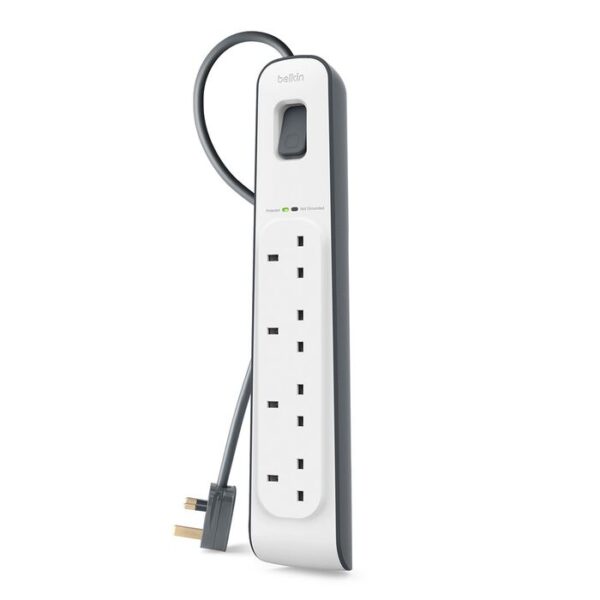 Belkin 4-Outlet Surge Protection Strip With 2M Power Cord