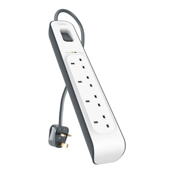 Belkin 4-Outlet Surge Protection Strip With 2M Power Cord