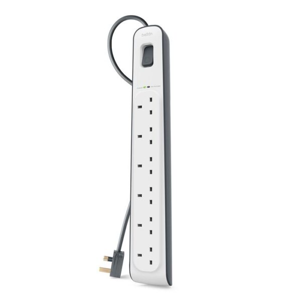 Belkin 6-outlet Surge Protection Strip with 2M Power Cord