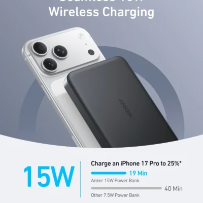 Anker MagGo Power Bank 10,000mAh, Slim