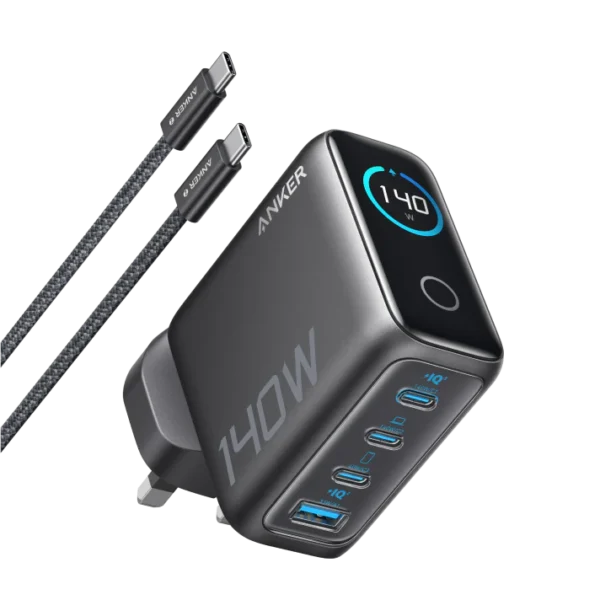 Anker Zolo Charger 140W, 4-Port, GaN