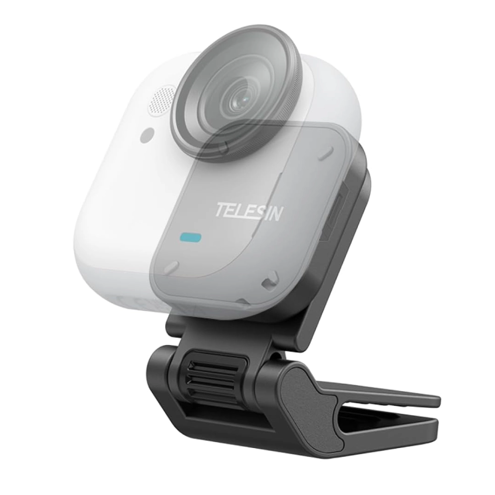 Telesin Magnetic Quick Release Hat Cap Clip Mount for Insta360 Go Ultra