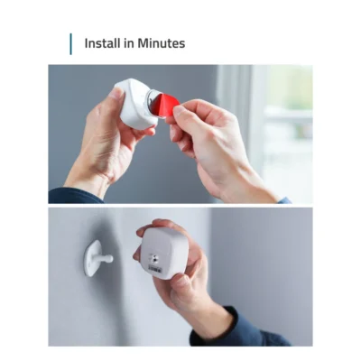 Eufy Security Motion Sensor — complete sensor during installation