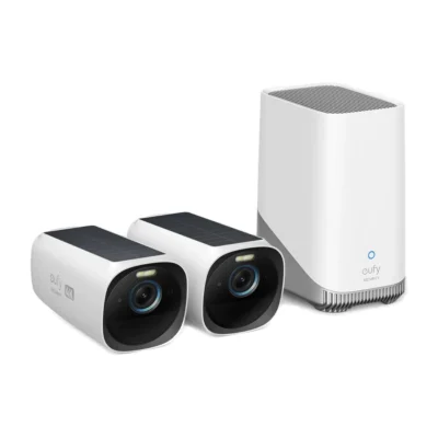 EufyCam 3 S330 2-Cam Kit — complete two-camera kit with HomeBase 3