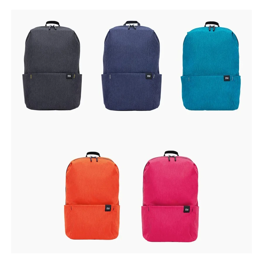 Mi Casual Daypack — complete colour lineup; Black first, other finishes are alternatives