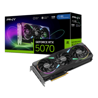 PNY GeForce RTX 5070 ARGB EPIC-X RGB OC Triple Fan 12GB GDDR7 GPU