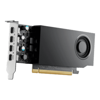 PNY RTX A400 4GB GDDR6 Graphics Card, Display Outputs: 4 x Mini DisplayPort 1.4a