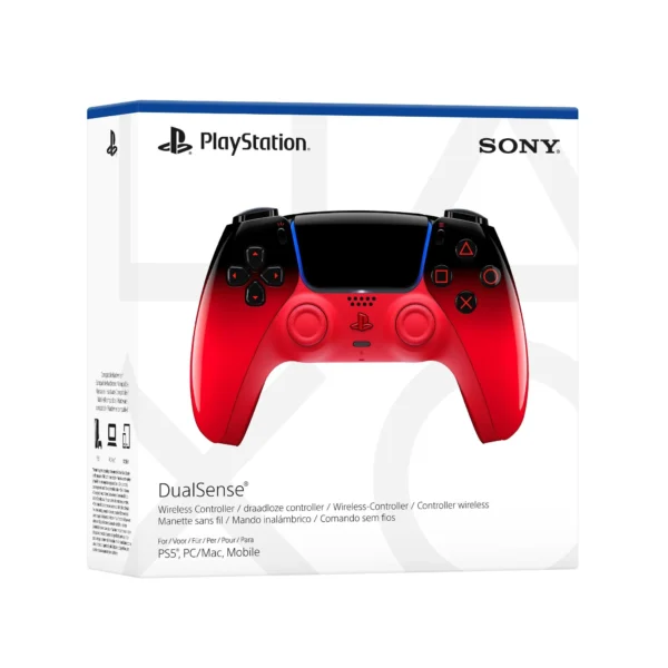 PS5 DualSense Tecno Red