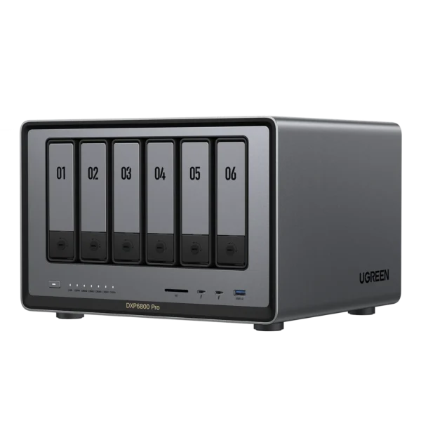 UGREEN NASync DXP6800 Pro - Core i5 1235U, 10GbE Port, Wi-Fi 6, 8K HDMI