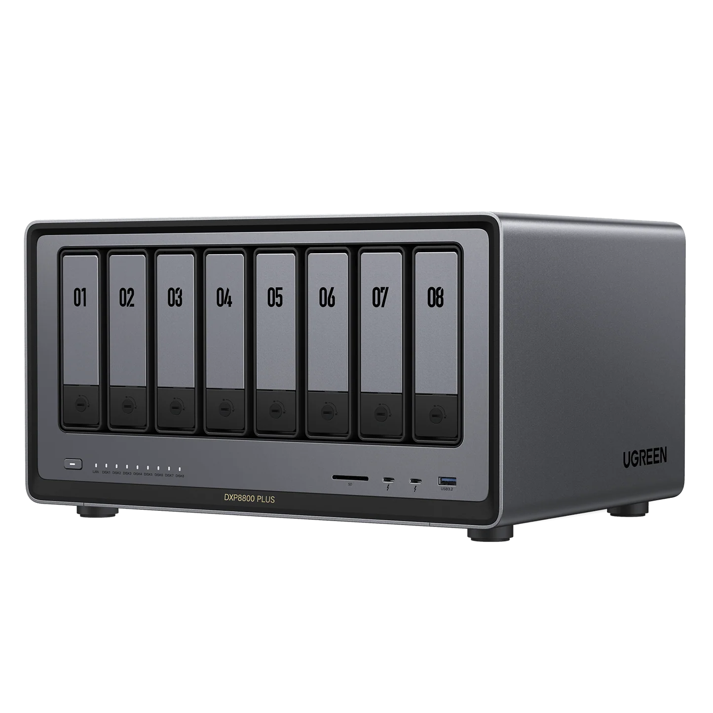 UGREEN NASync DXP8800 Plus - Core i5 1235U, 10GbE Port, Wi-Fi 6, 8K HDMI