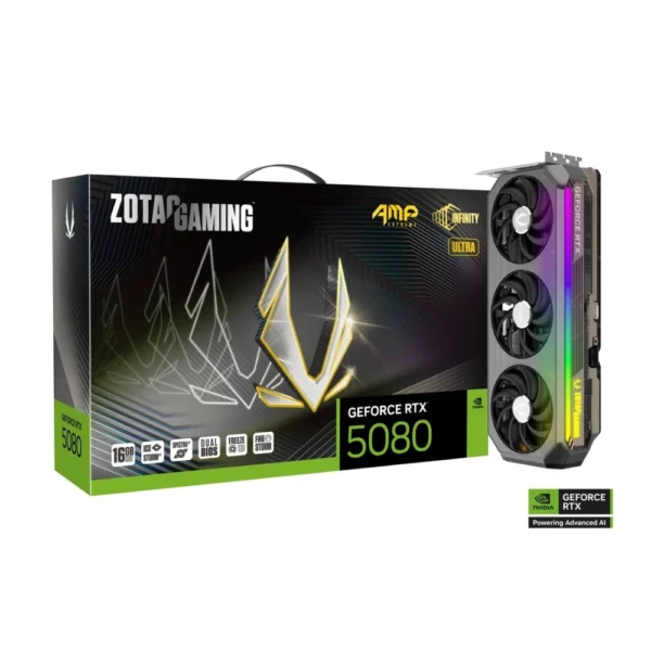 ZOTAC GAMING GeForce RTX 5080 AMP Extreme INFINITY ULTRA