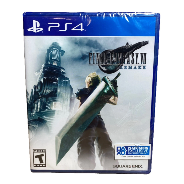 final fantasy VII remake ps4