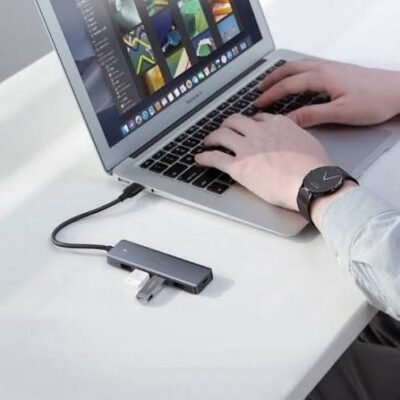 UGREEN 4-Port USB-C to USB 3.0 Hub with USB-C Power Supply CM219