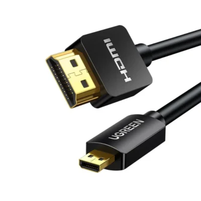 UGREEN Micro HDMI to HDMI 4K Cable Male to Male Black 1m (HD127)
