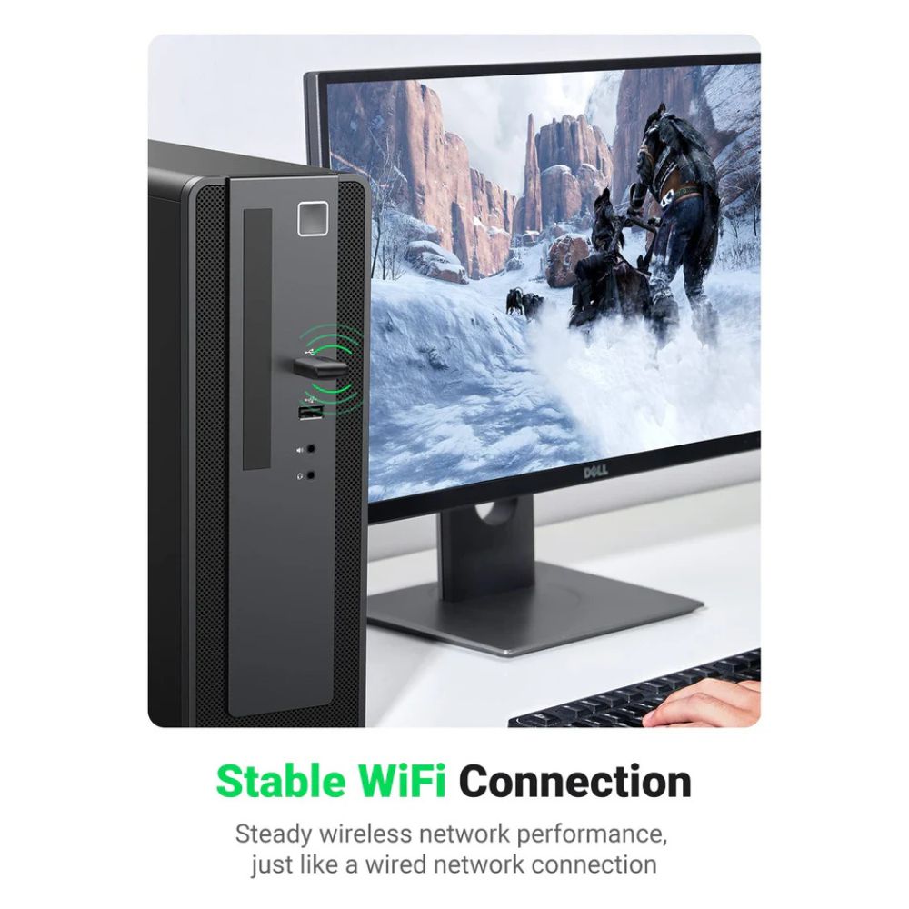 UGREEN AC650 11ac Dual-Band Wireless USB Adapter CM448 (UG-20204)