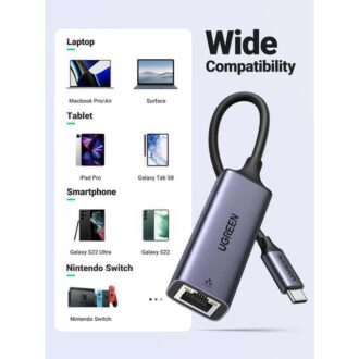 UGREEN USB Type-C to 10/100/1000M Ethernet Adapter (CM199 / UG-50737)