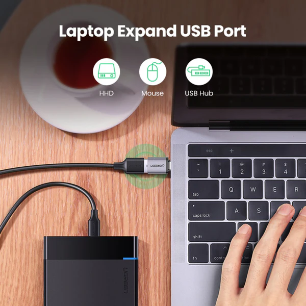 UGREEN USB-C to USB 3.0 A OTG Adapter with Lanyard (US270)