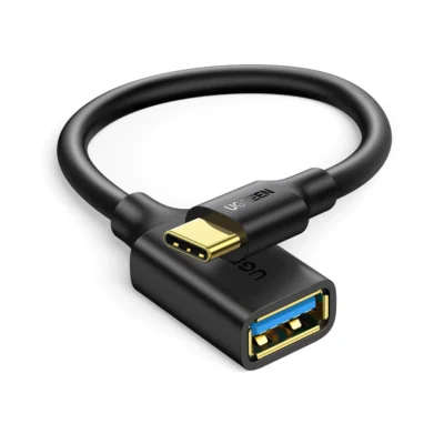 UGREEN USB-C Male to USB 3.0 A Female OTG Cable (Black)