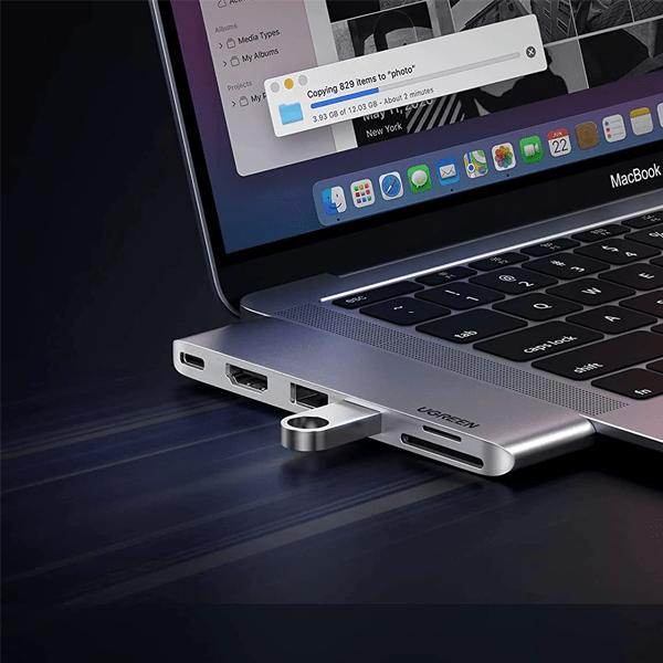 UGREEN 6-in-2 USB-C Multifunction Adapter for MacBook (CM380 / UG-80856)