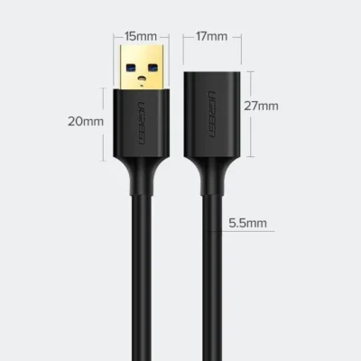 UGREEN USB 3.0 A Male to A Female Extension Cable (US129)