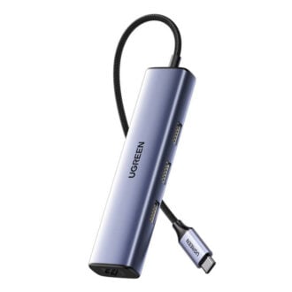 UGREEN USB-C to 3×USB 3.0 Hub + Gigabit Ethernet Adapter (CM475 / UG-60600)
