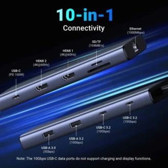 UGREEN 10-in-1 USB-C Hub CM639 (UG-45380)