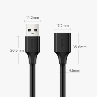UGREEN USB 2.0 A Male to A Female Extension Cable (US103)