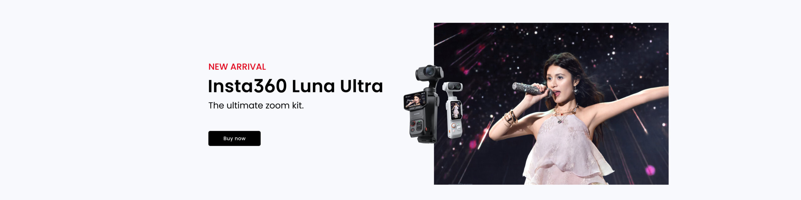 Insta360 Luna Ultra dual-lens gimbal camera for creative filming