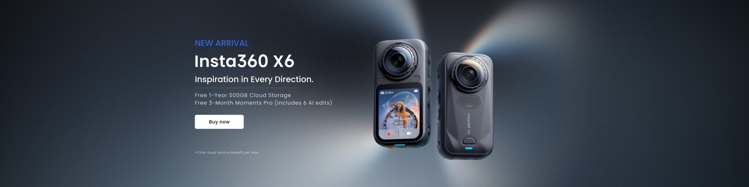 Insta360 X6 8K 360 camera — inspiration in every direction