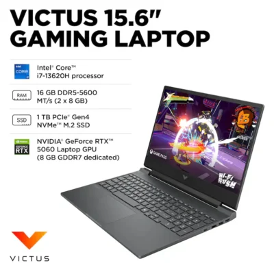 HP Victus 15-fa2093dx, Core i7-13620H, 1TB SSD, 16GB RAM, RTX 5060 8GB