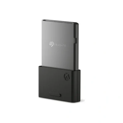 Seagate 1TB Storage Expansion Card for Xbox Series X|S, angled front view