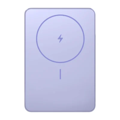 Xiaomi Super Slim Magnetic Power Bank 5000 — complete Purple product
