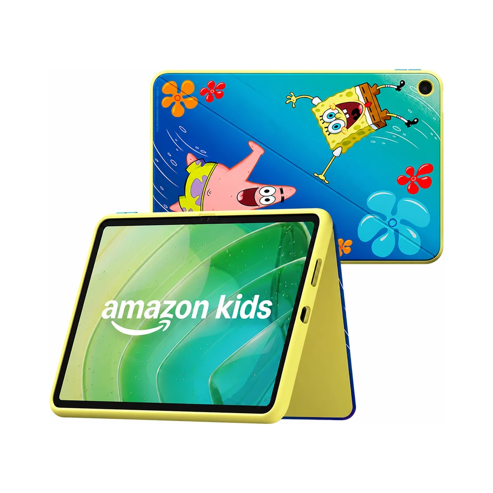 Amazon Kids Tablet 11 (2026) in SpongeBob and Patrick