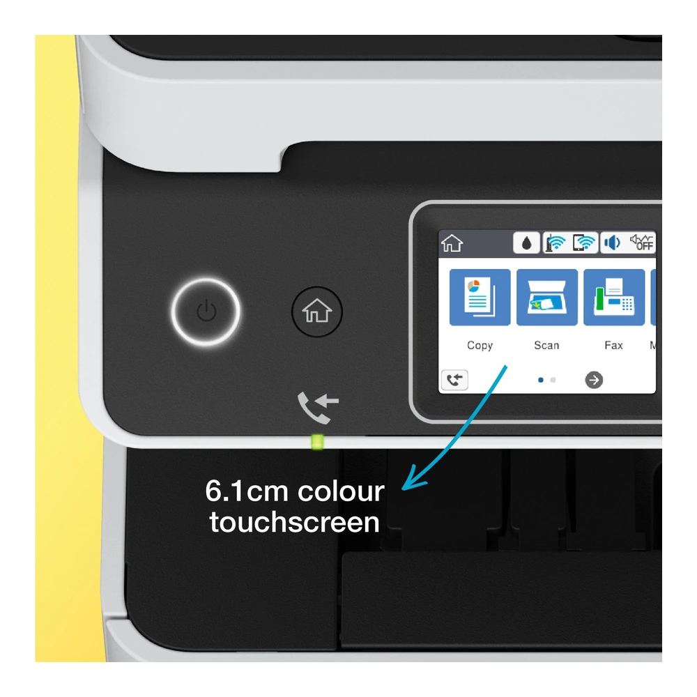 Epson EcoTank L6490, control-panel detail