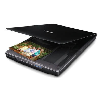 Epson Perfection V39 original B11B232201 scanner, angled open view