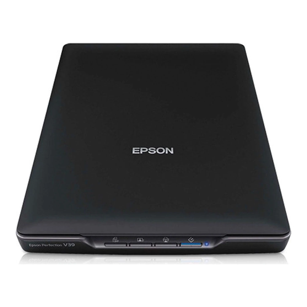 Epson Perfection V39 original B11B232201 scanner, closed front view